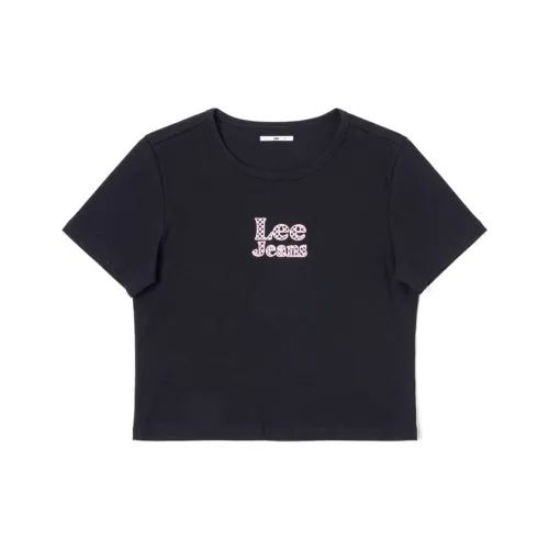 Lee Черные Женские Футболки