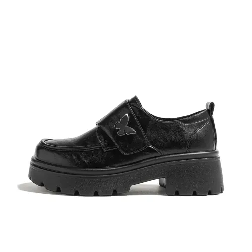 HUANQIU Лоферы Черные Женские