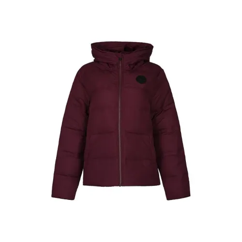 Конверс Down Jacket Женские Бордовый