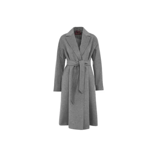 MaxMara Серое Женское Пальто