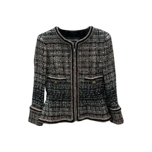 CHANEL Куртки и Пальто Женские Черные