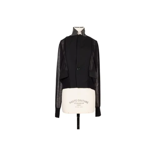 sacai Черный Женский Трикотаж