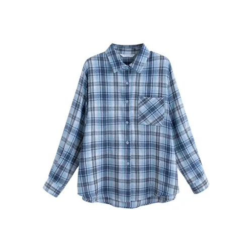 Tonlion Синие Женские Рубашки