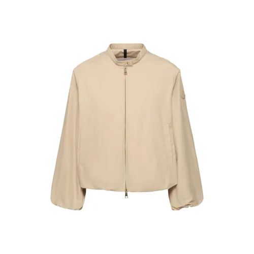 MONCLER Куртки Пальто Женские Светлый Бежевый