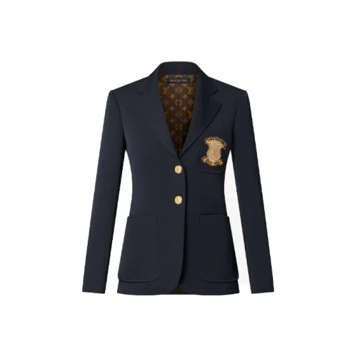 LOUIS VUITTON Новые ежеквартальные продукты LV Синий Женские офисные костюмы