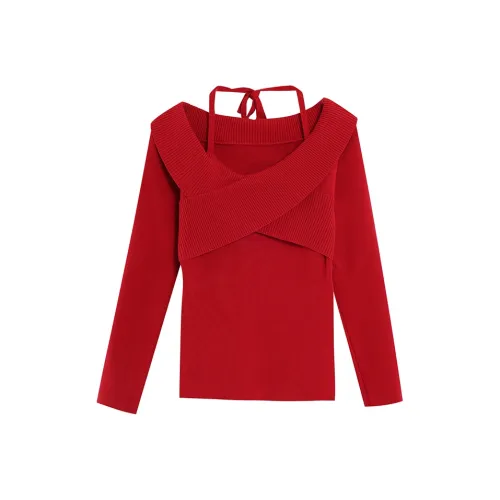 HAPG Красный Женский Трикотаж