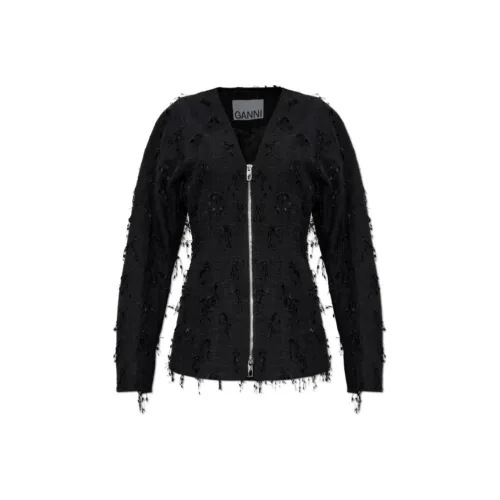 GANNI Куртки и Пальто Женские Черные