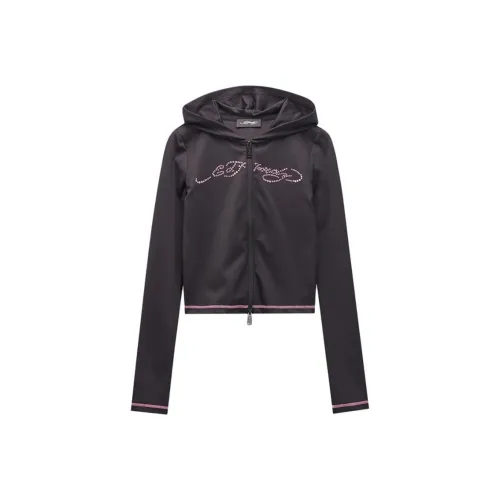 Ed Hardy Черные Женские Куртки