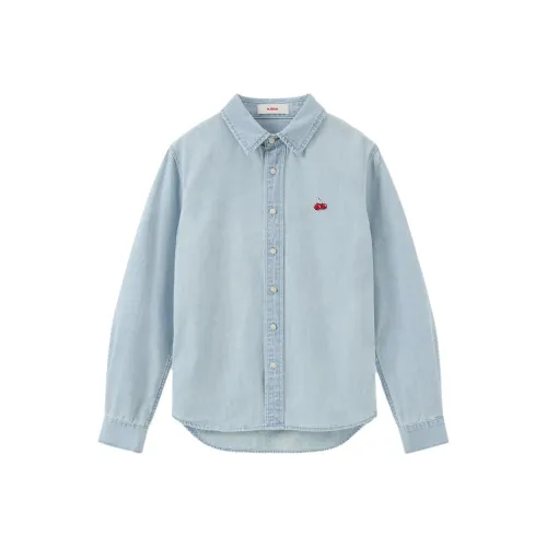 KIRSH Blue Women's Shirts KIRSH Синий Женские Рубашки