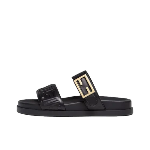 FENDI Feel Слипоны Женские Черные