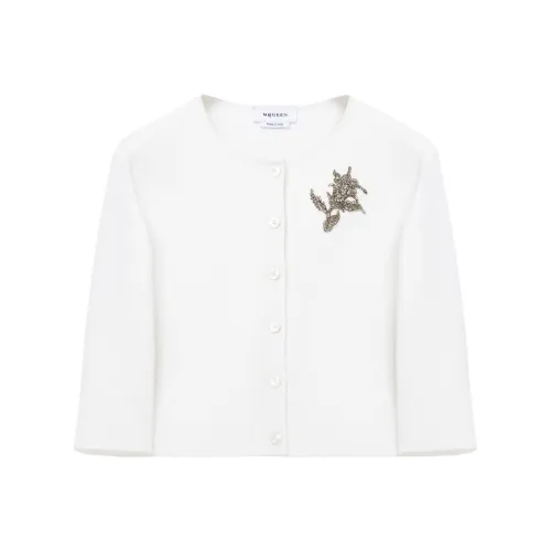 Alexander McQueen Белый Женский Трикотаж