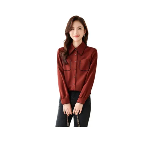 Like The Age Of Water Рубашка Женская Красная