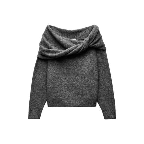 ZARA Серый Женская Трикотажная Одежда