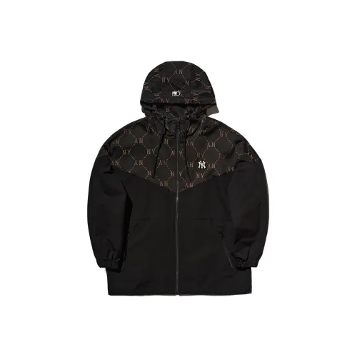 Mlb Base Logo New York Yankees Old Flower Куртки Пальто Женские Черный