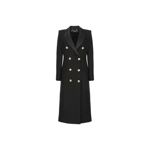 Elisabetta Franchi Черное Женское Пальто