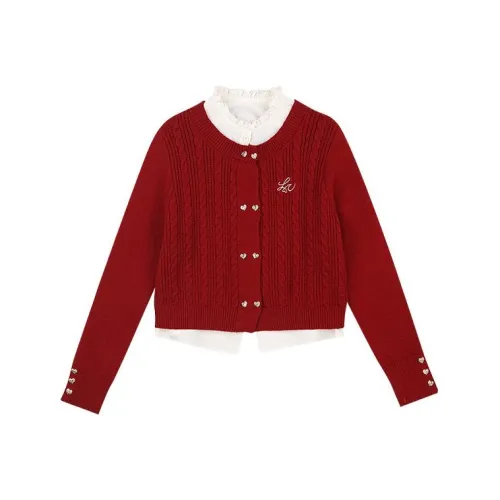 Geyini Красный Женские Трикотаж