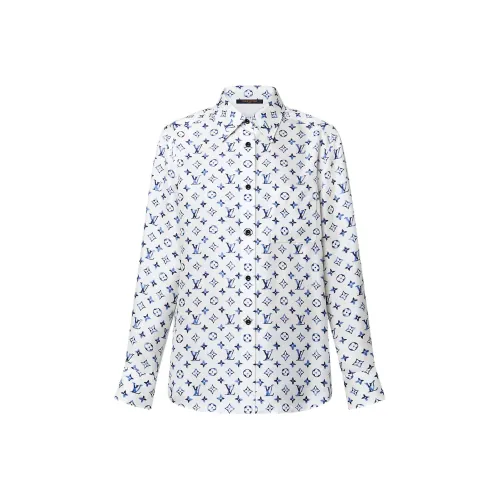 LOUIS VUITTON Рубашка Женская Синяя