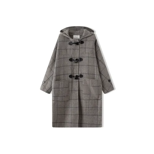 NORA.LOU Серое Женское Пальто