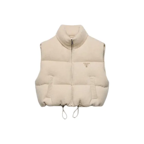 PRADA FW24 Down Jacket Women's Ivory