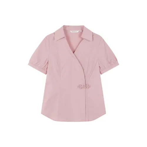 Mo Han Yi Mei Рубашка Женская Мousse Розовый