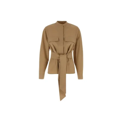 WEEKEND MaxMara Куртки и Пальто Женские Бежевые