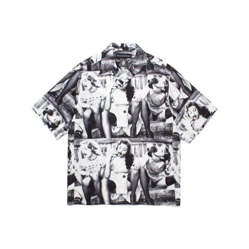 WACKO MARIA x ELLEN VON UNWERTH SS25 Рубашка Унисекс Белый