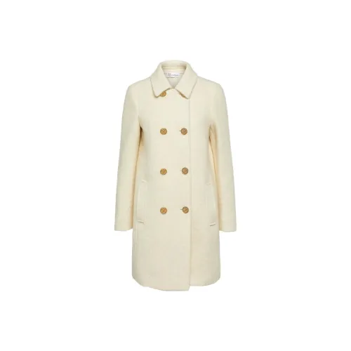 RED VALENTINO Пальто Женское Экрю