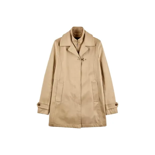 Fay Куртки Пальто Женские Бежевые