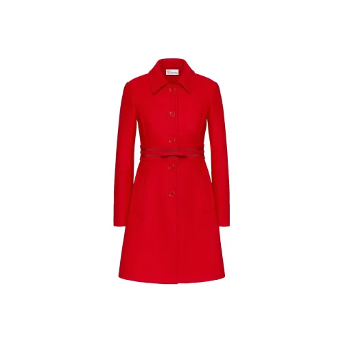 RED VALENTINO Женское красное пальто