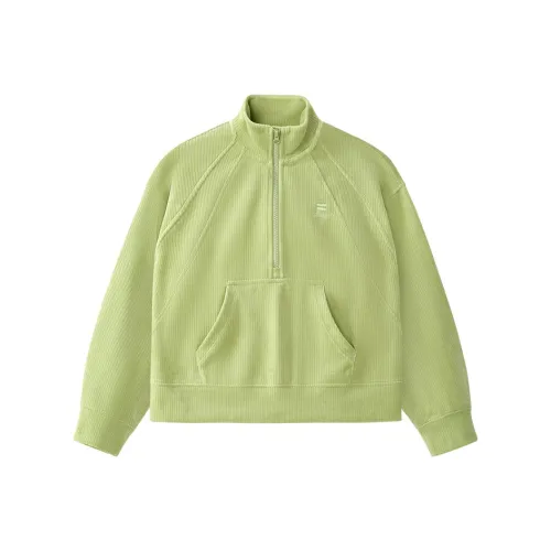 FILA FUSION Крем Фруктовый Зеленый Женские Свитшоты