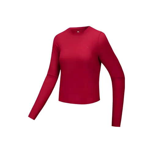 ANTA Variety Тренировки Коллекция Трикотаж Женские Европейский Лист Красный