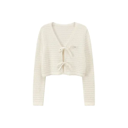 CHUU Белый абрикос Женский трикотаж