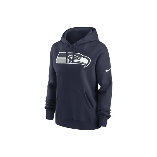 Найк Логотип Клуб NFL Seattle Seahawks Толстовка Женская Морской Синий