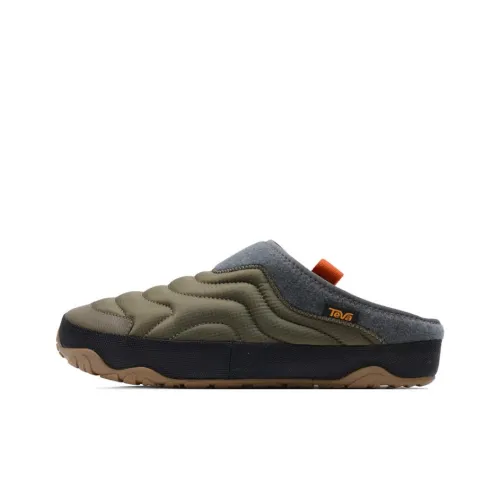 Teva Reember Terrain Устойчивые к истиранию противоскользящие домашние тапочки для мужчин армейский зеленый