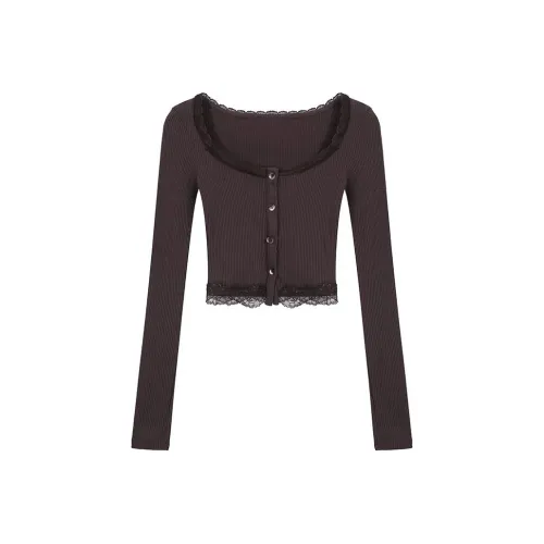 ETSE Коричневый Женский Трикотаж