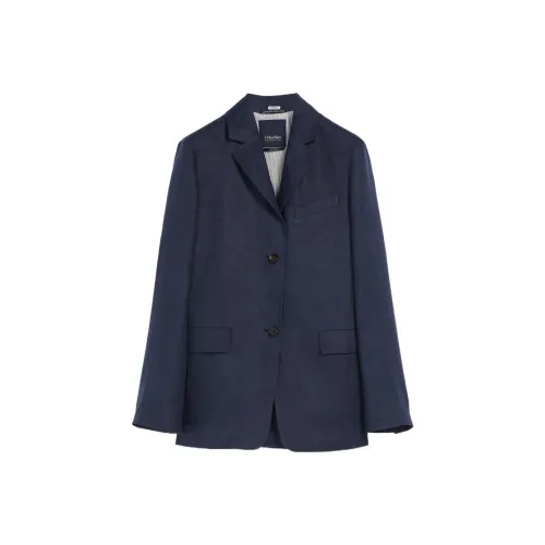 'S MAX MARA Темно-синий Женские Деловые Костюмы