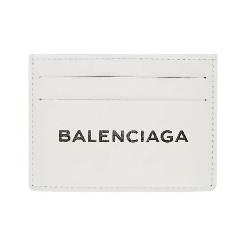 Balenciaga Повседневный кожаный держатель для карт женский белый