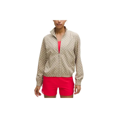 lululemon Adapted StateSwift Куртка Женские Дубовый коричневый Белый Минималистичный Полка Дотс SPSO