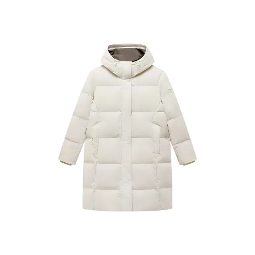 XTEP ZONGXUNXILIE Пуховик Женские Хлопок Белый Шип Коричневый