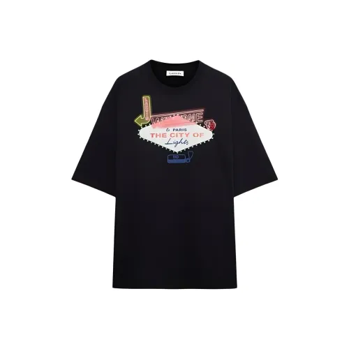 Lanvin Мужские черные рубашки T