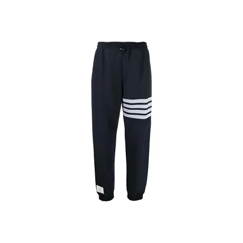 THOM BROWNE Синие Женские Вязаные Спортивные Брюки