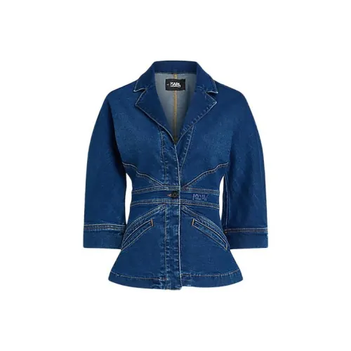 KARL LAGERFELD / Karl Lagerfeld Jeans Синий Женские Джинсовые куртки