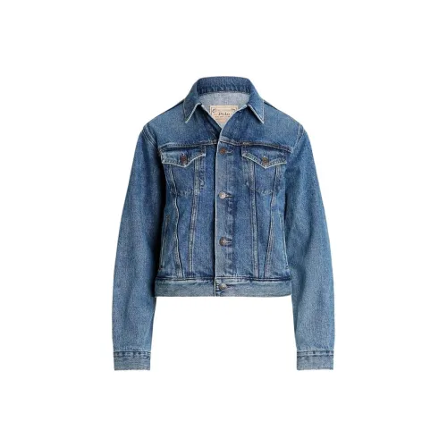 Polo Ralph Lauren Denim Jacket Women's Blue Поло Ральф Лорен Деним Куртка Женская Синяя