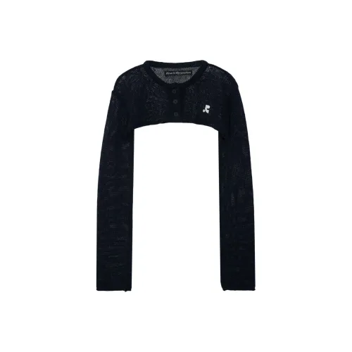 Rest Recreation Короткий BOLERO Кардиган Укороченное Пальто Женское Темно-синий Морской синий