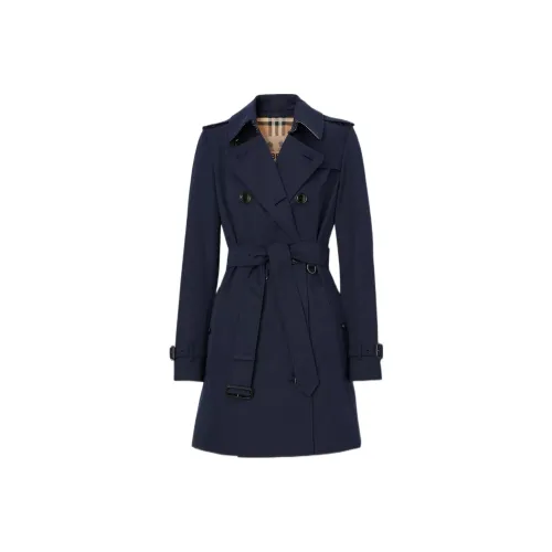Burberry HERITAGE Series FW22 Тренчкот Женский Угольный Синий