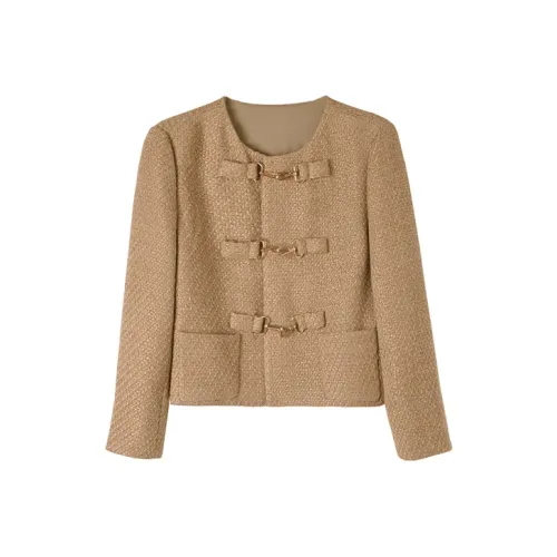 HIPPIEMISS Хаки Женское короткое пальто