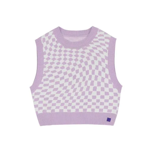 NERDY x CHENGBAOXIONG LIANMINGKUAN Жилет Женские Фиолетовый