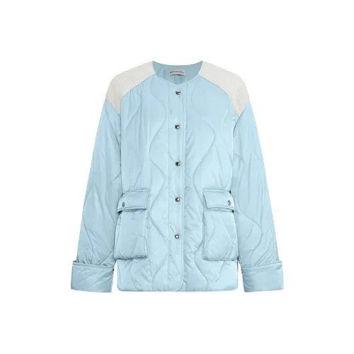 Short Sentence Детский синий Женские объемные куртки (пуфы)