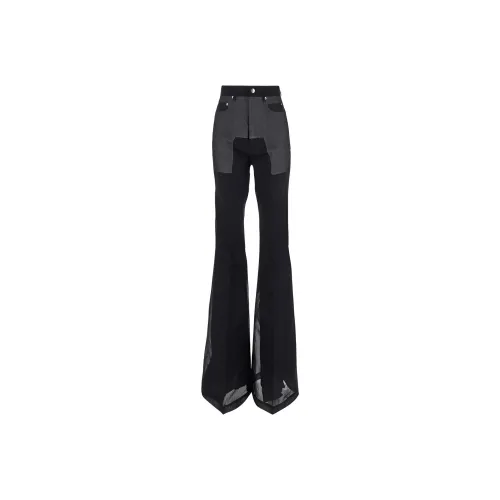 RICK OWENS Черные Женские Повседневные Брюки