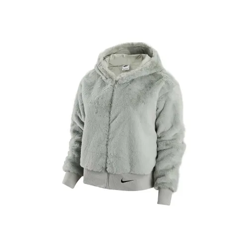 Nike Sportswear Essentials Series Куртка Женская Mist Серый Черный